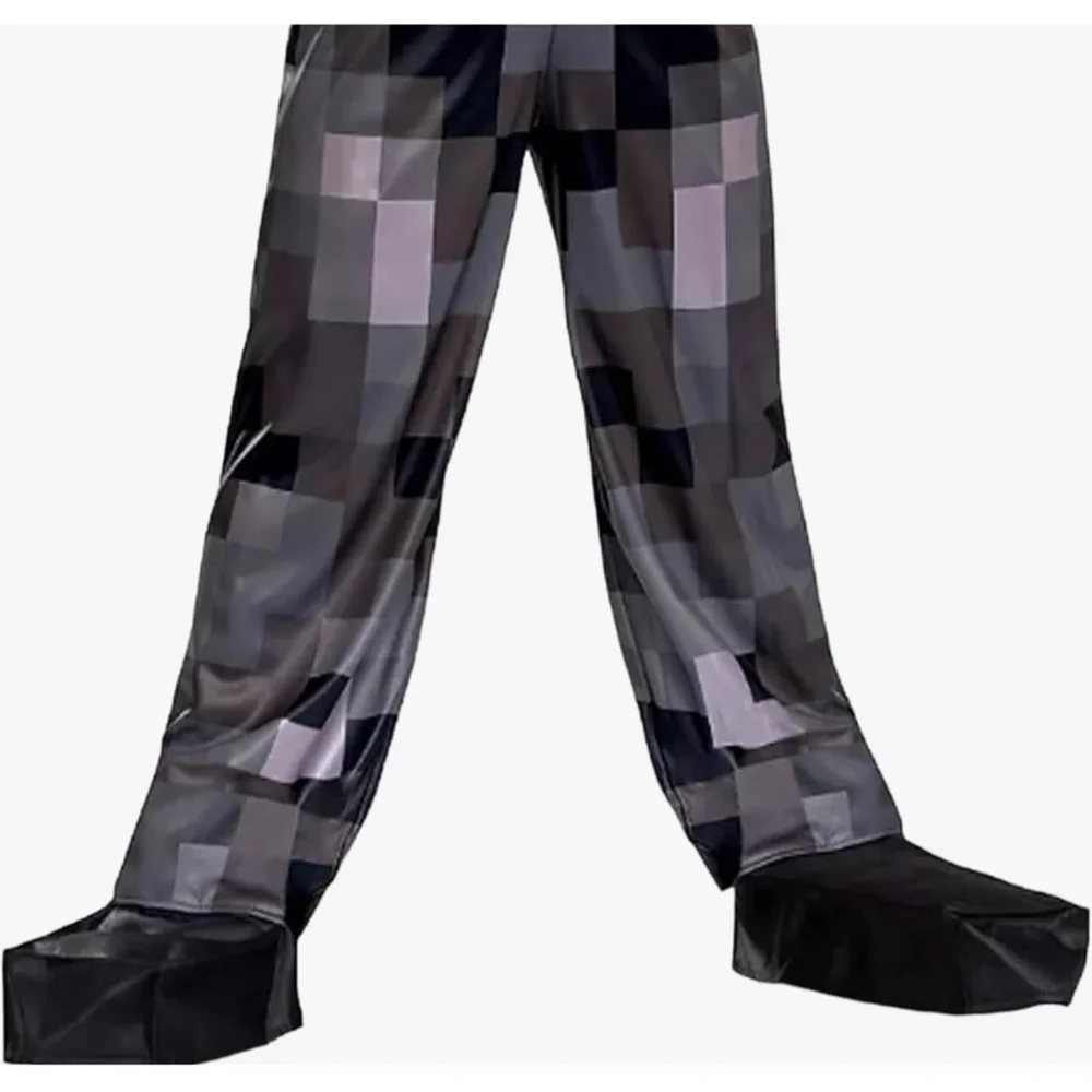 New! Minecraft Steve Netherite‎ Armor Child Costume Small (4-6) Disguise